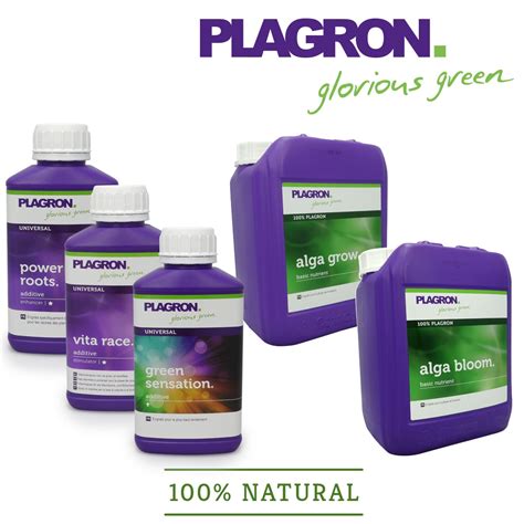 Pack Engrais Organique Plagron Litres Alga Grow Et Bloom