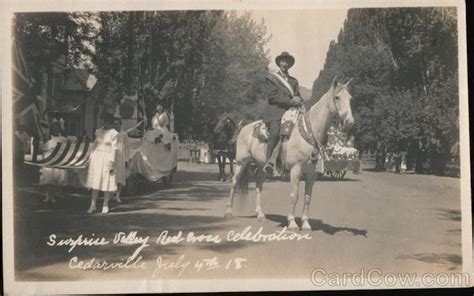 Red Cross Parade Cedarville, CA Original Photograph