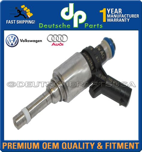 For Audi A3 A4 Q3 VW CC Tiguan Fuel Injector Genuine 06H 906 036G Set