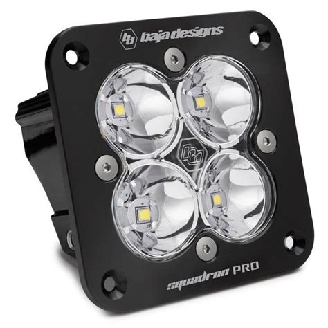 Baja Designs Squadron Pro Black Flush Mount Led Auxiliary Light Pod