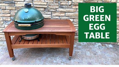 Xl Big Green Egg Table The Wood Whisperer