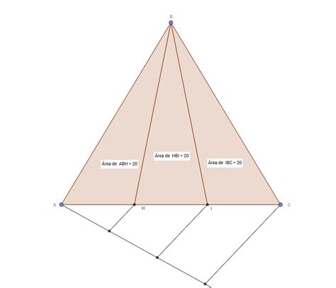 Como Dividir Um Triangulo Em Partes Iguais