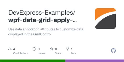 Github Devexpress Examples Wpf Data Grid Apply Data Annotations Use