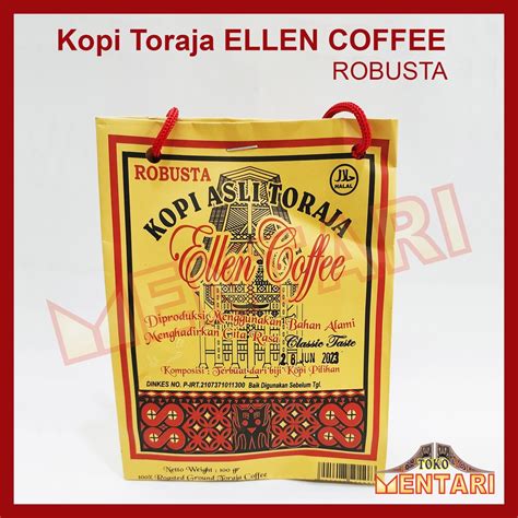 Jual Kopi Toraja Robusta 100 Gr Ellen Coffee Shopee Indonesia