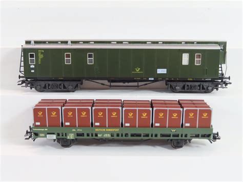 Märklin H0 48579 42291 Freight carriage 2 Post Museum Catawiki