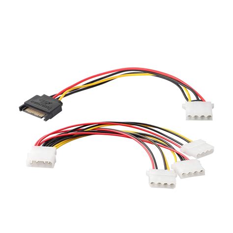 æ— å“ç‰Œ Sata Power Cable Adapter With Molex Power Y Splitter India Ubuy