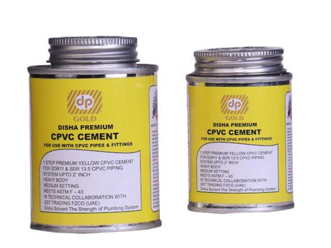 Yellow Cpvc Solvent Cement Dishasuperadhesives