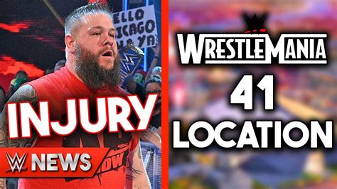 Kevin Owens Injury Wrestlemania 41 Location Wwe News And Rumors July 27th 2023 Youtube