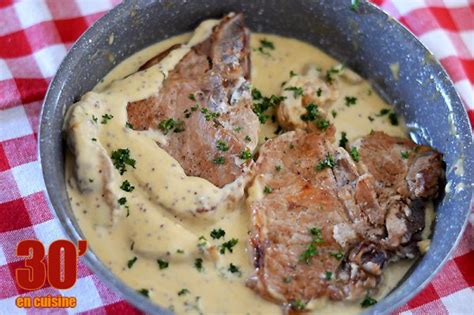 Côte de veau à la moutarde à lancienne 30 minutes en cuisine