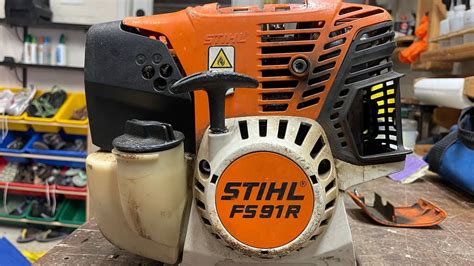 Stihl Fs 90r Runs Poor When Hot Air Leak And Valve Adjustment Youtube