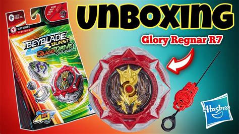 Glory Regnar R Unboxing Beyblade Quaddrive Quick Review Testing