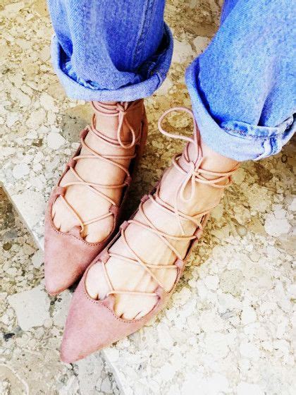 Lace Up Ballerinas Voll Im Trend Styling Tipps Verschiedene Modelle