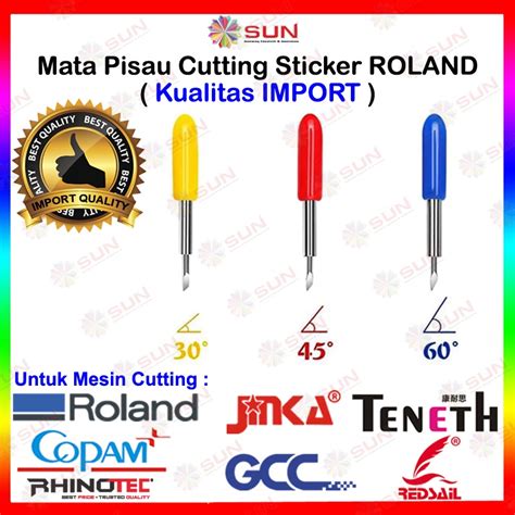 Jual Mata Pisau Import Mesin Cutting Sticker Roland Jinka Teneth