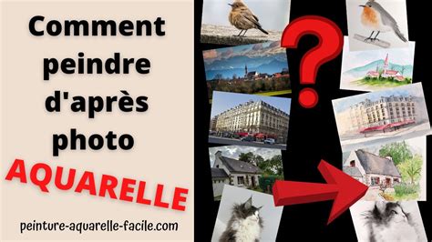 Comment peindre d après photo aquarelle YouTube