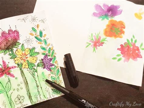 Make Easy DIY Watercolor Cards Craftify My Love