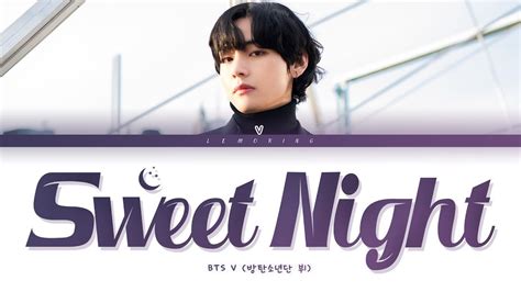 Bts V Sweet Night Piano Tutorial Youtube