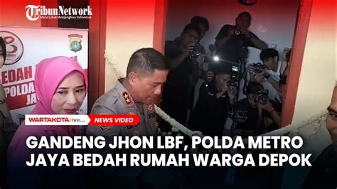 Gandeng Jhon Lbf Polda Metro Jaya Adakan Program Bedah Rumah Di