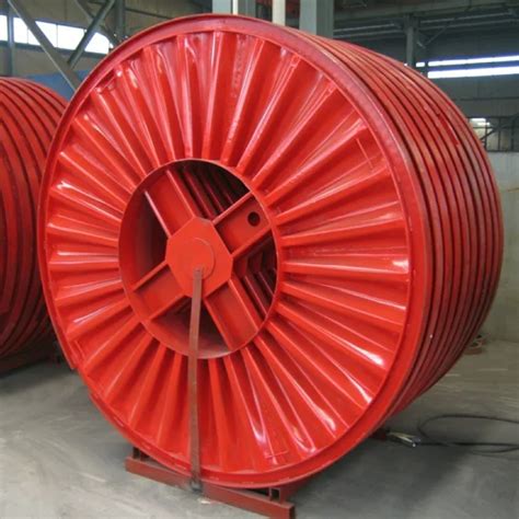 Metal Flange Process Corrugated Bobbin For Cable Making Machine