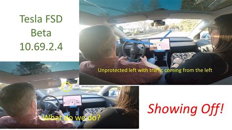 Tesla Fsd Beta 10 69 2 4 With Friends Who Have Never Seen Tesla Fsd