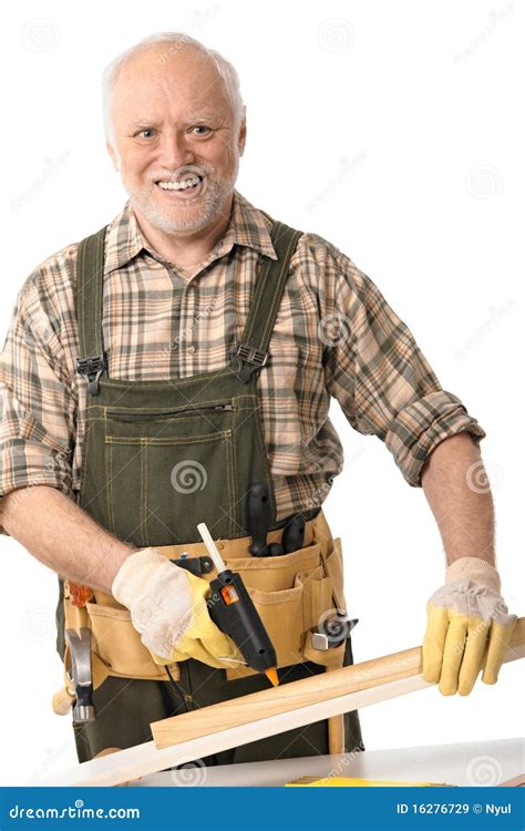 Senior Man With Tools Royalty Free Stock Images Image