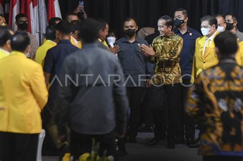 PUNCAK PERAYAAN HUT KE 58 PARTAI GOLKAR ANTARA Foto