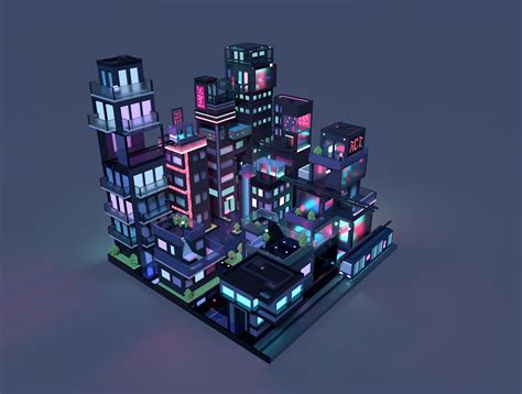 Neon City On Behance