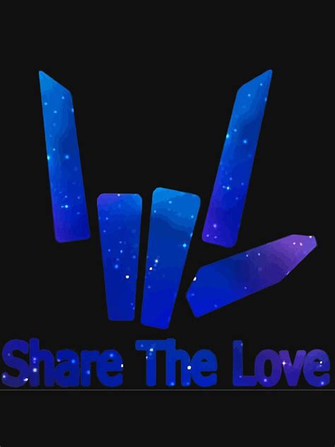 Kids Share The Love Galaxy Logo Stephen Sharer T Shirt By