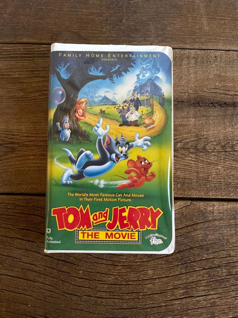 Tom And Jerry The Movie 1993 Vintage Vhs Movie Clamshell Case Etsy Uk