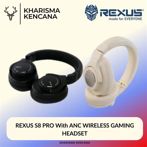 AUDIO » HEADSET BLUETOOTH » REXUS S8 PRO With ANC WIRELESS GAMING ...