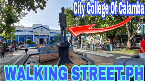 Dr Jose Rizal Statue In City College Of Calamba Walking Street Update