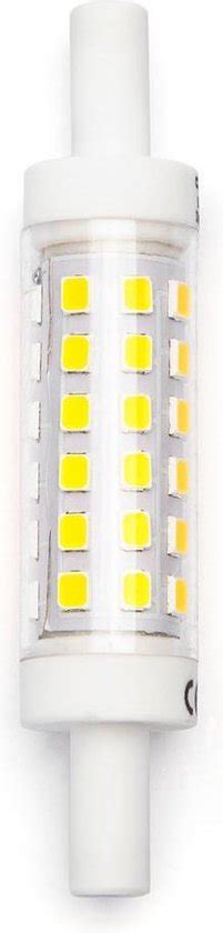 Led Lamp R7s Fitting 5w Helder Koud Wit 6500k Glas