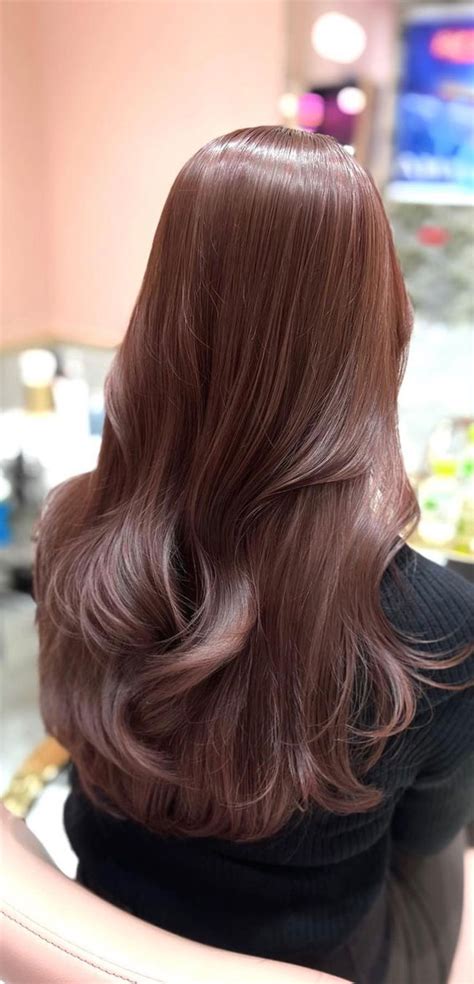 42 Stunning Autumn Hair Colour Ideas To Embrace The Season Ruby Brown