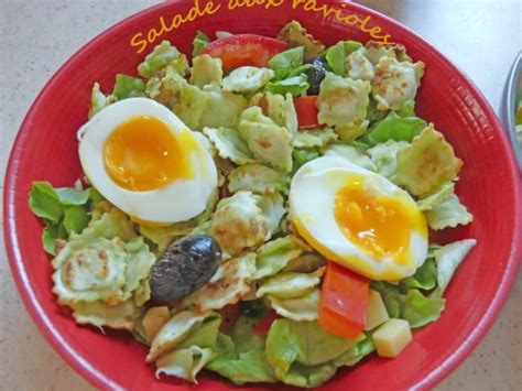 Salade Aux Ravioles Recette Par Croquant Fondant Gourmand