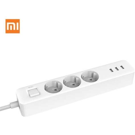 Original Xiaomi Mijia Power Strip 3 Prises 3 Ports USB Patch Board Pour