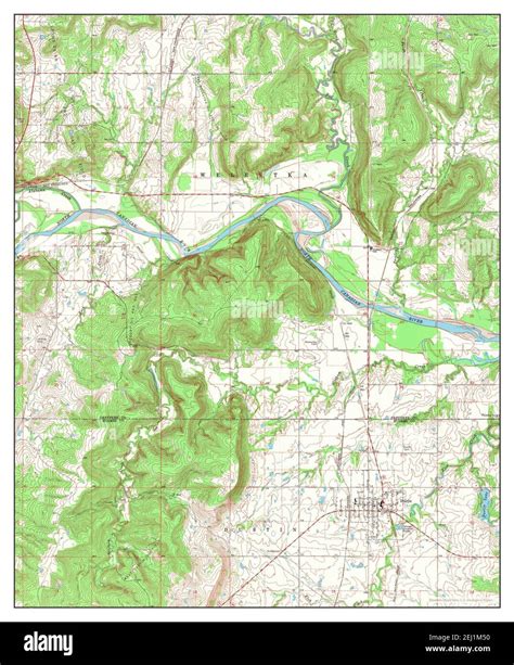 Dustin, Oklahoma, map 1967, 1:24000, United States of America by ...