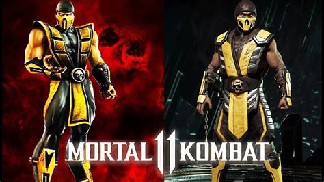 Mortal Kombat 11 Klassic Scorpion ARMAGEDDON Skin YouTube