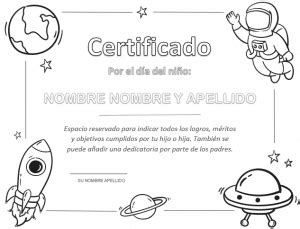 DIPLOMAS para NIÑOS Descarga edita e imprime GRATIS