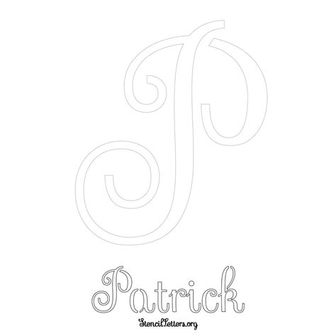 Patrick Free Printable Name Stencils with 6 Unique Typography Styles ...