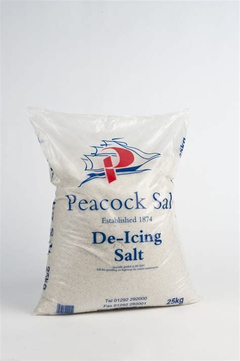 Pallets Of White De Icing Rock Salt 25kg Bags Workplace Stuff