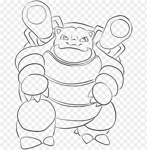 Blastoise Lineart By Lilly Imagenes De Pokemon Go Para Dibujar