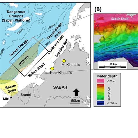 Geological Setting Of The Deepwater Fold Thrust Belt Dwftb Offshore