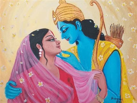 20 Choices Abstract Painting Ram Sita You Can Use It At No Cost