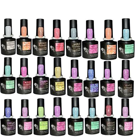 Kit 24 Esmalte Em Gel Reflective Lirió 12ml Shopee Brasil