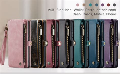 Defencase Wallet Case Compatible With Iphone 12pro With Rfid Blocking Card Holder For Women Men