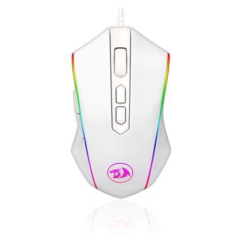 Mouse Gamer Redragon Memeanlion Lunar White Rgb M W Rgb