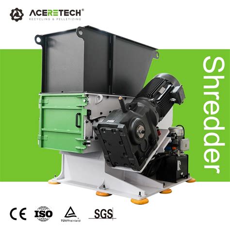 Industrial Waste Plastic Shredder Machine Single Shaft Shredding For