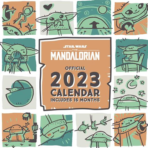 Disney Star Wars The Mandalorian Calendario Infantil 2023 Agenda