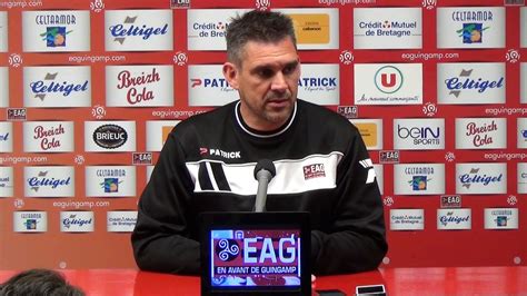 L1 J35 EAG REIMS la conférence de presse d avant match de J