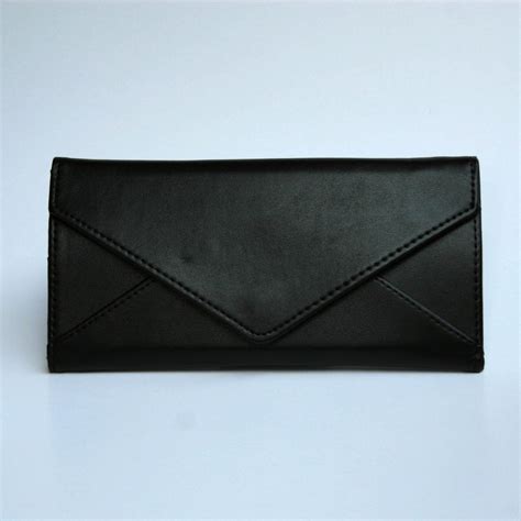 Womens Black Leather Wallet Black Wallet Leather Wallet