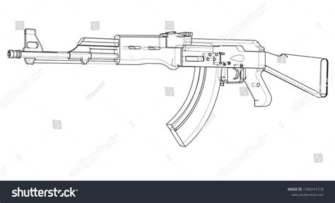 How To Draw A Machine Gun